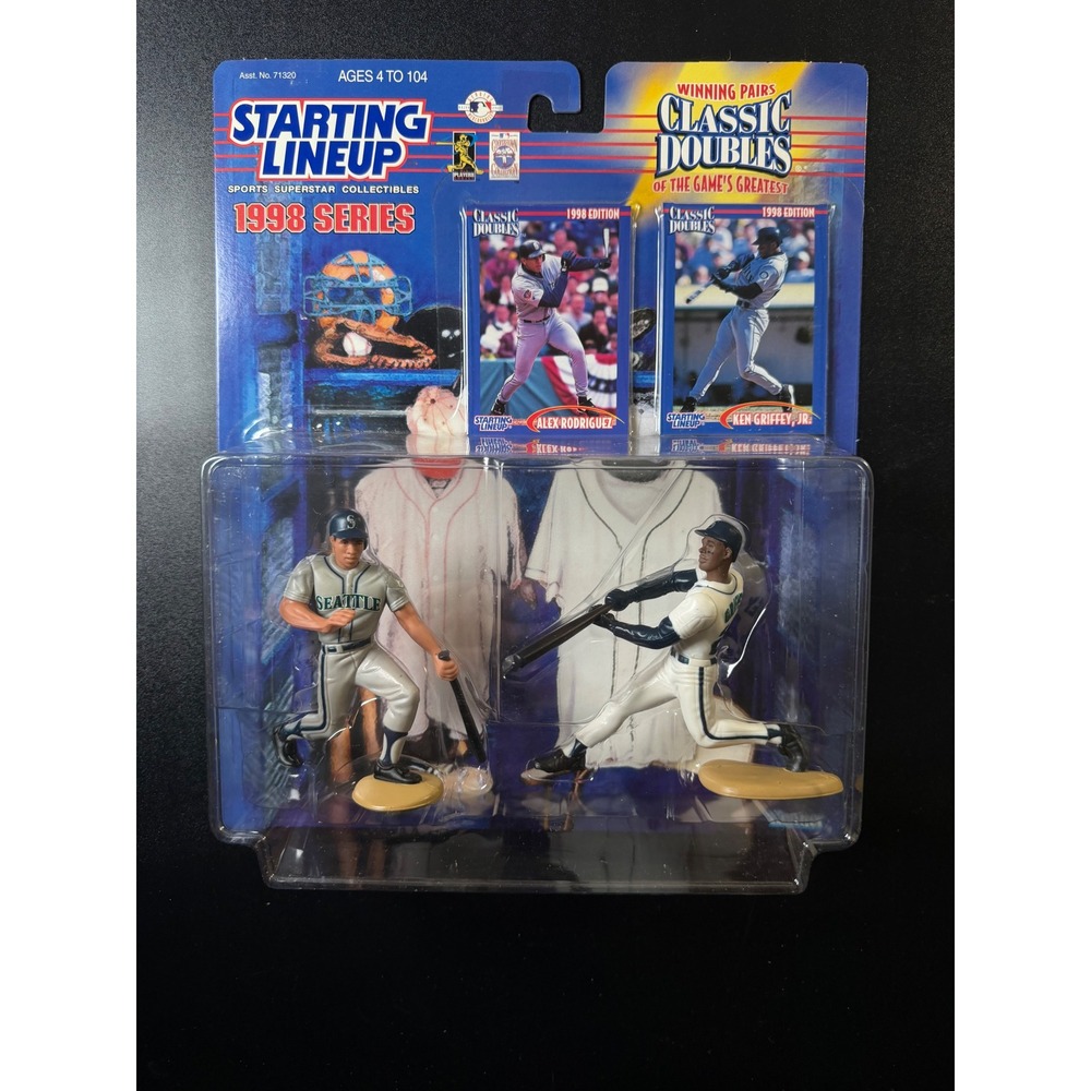 1998 Starting Lineup Classic Doubles Ken‎ Griffey Jr Alex Rodriguez Mariners MLB